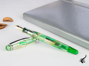 Taccia Spotlight Forest Eye Fountain Pen, Resin, Green, TSL-14F-FE