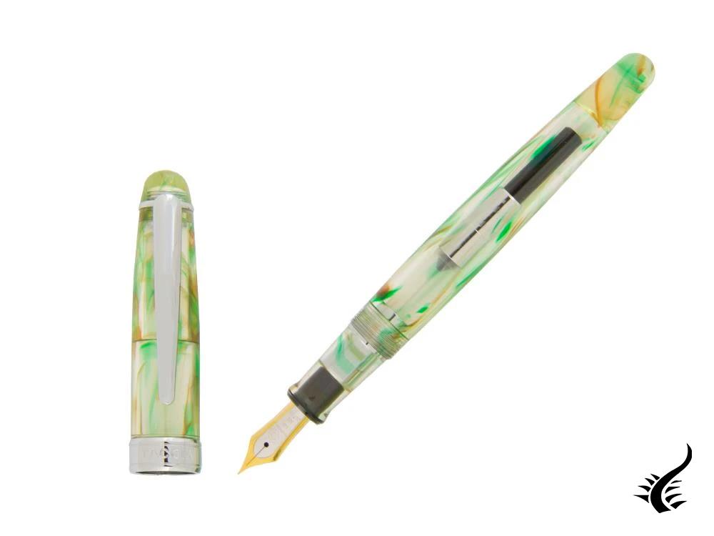 Taccia Spotlight Forest Eye Fountain Pen, Resin, Green, TSL-14F-FE