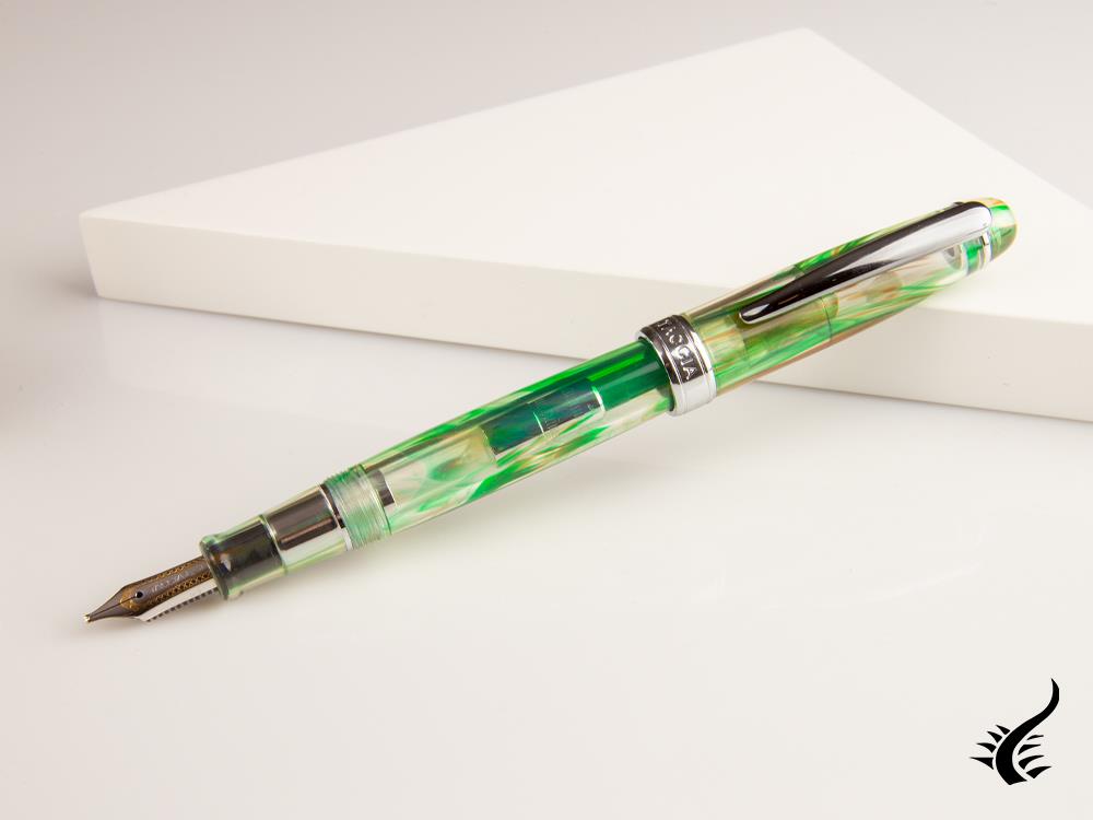 Taccia Spotlight Forest Eye Fountain Pen, Resin, Green, TSL-SSF-FE