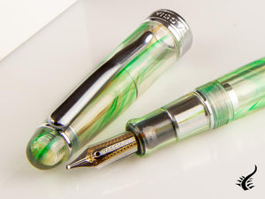 Stylo plume Taccia Spotlight Forest Eye, résine, vert, TSL-SSF-FE