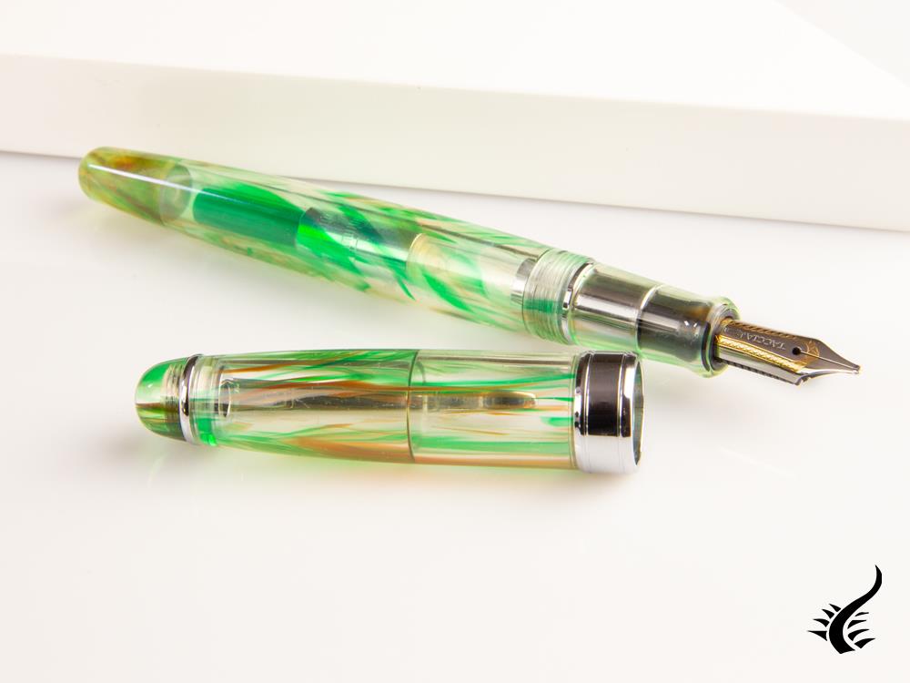 Taccia Spotlight Forest Eye Fountain Pen, Resin, Green, TSL-SSF-FE