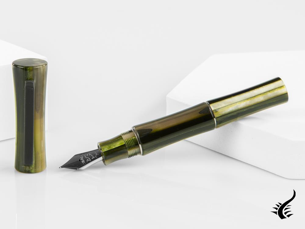 Tibaldi Bamboo Forest Fountain Pen, Green, BMB-73-FP