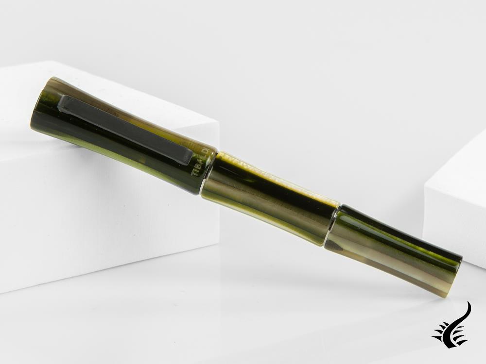 Tibaldi Bamboo Forest Fountain Pen, Green, BMB-73-FP