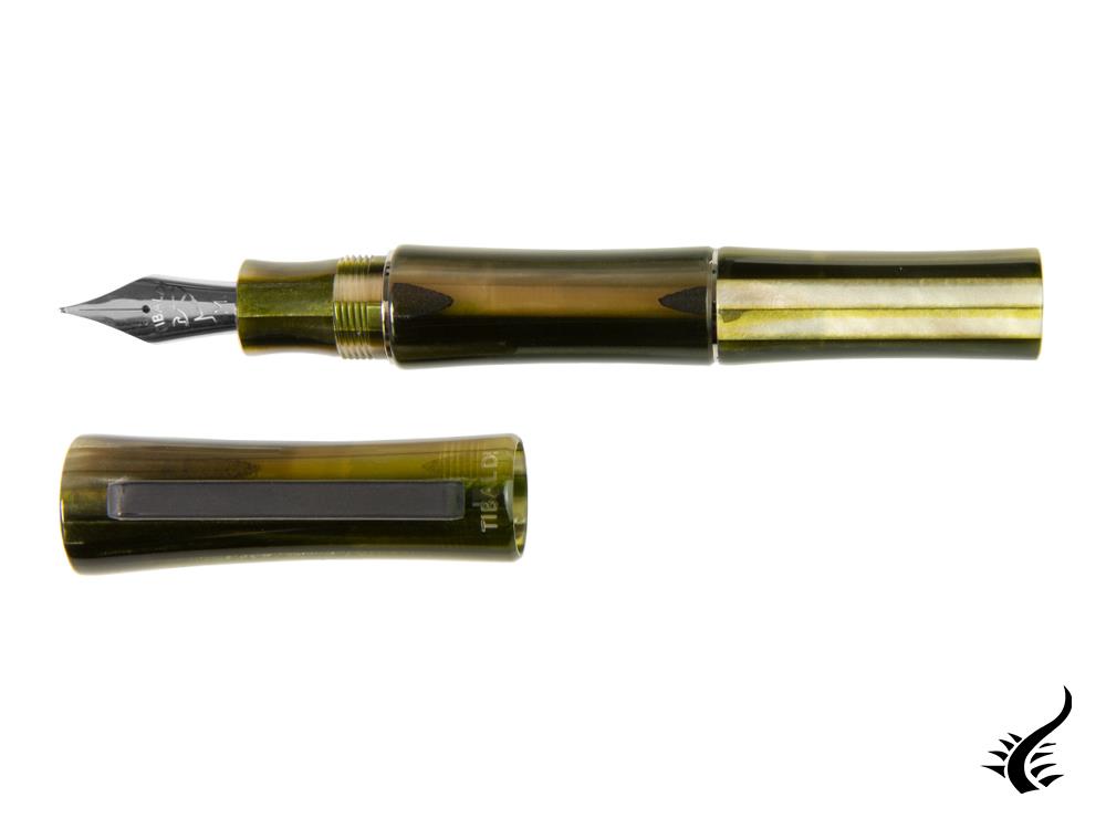 Tibaldi Bamboo Forest Fountain Pen, Green, BMB-73-FP