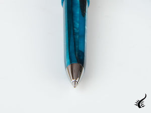 Tibaldi Bononia Bora Bora Ballpoint pen, Resin, Blue, Palladium trim, BNN-18-BP