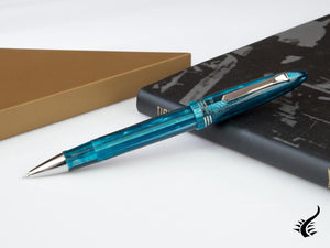 Tibaldi Bononia Bora Bora Rollerball pen, Resin, Blue, Palladium, BNN-18-RB