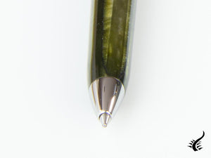 Stylo à bille Tibaldi Bononia Martini Olive, vert, finition palladium, BNN-73-BP