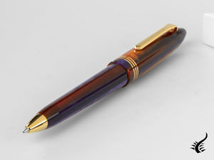 Tibaldi Bononia Seilan Ballpoint pen, Resin, Purple, 18k Gold trim, BNN-107-BP