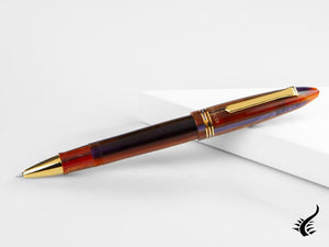 Tibaldi Bononia Seilan Rollerball pen, Resin, Purple, 18k Gold trim, BNN-107-RB