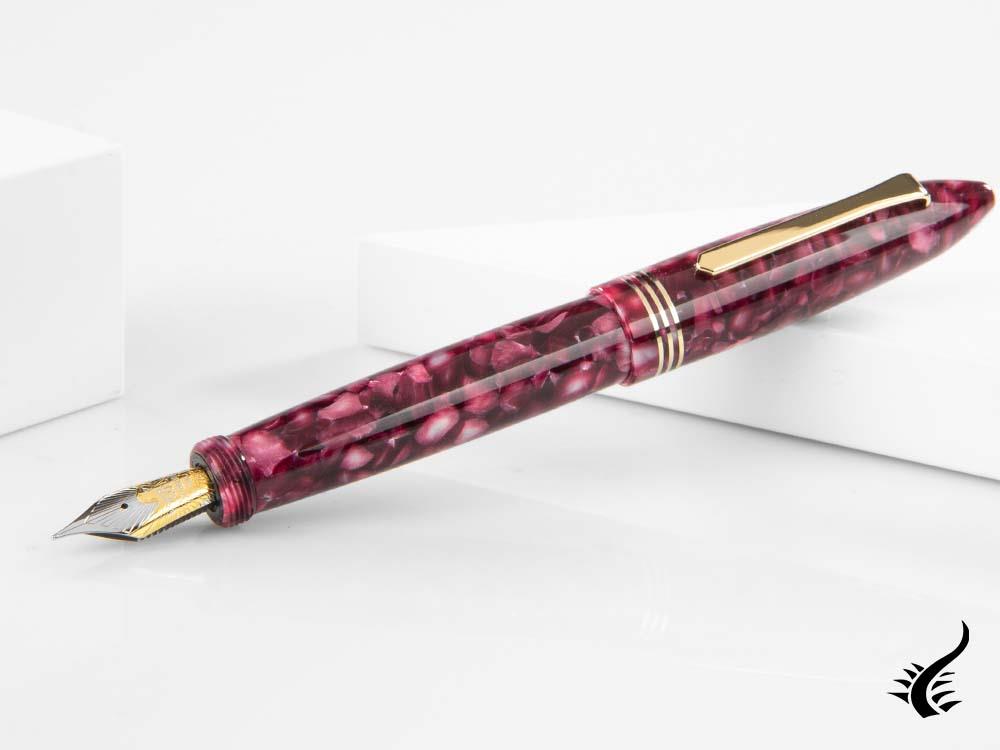 Tibaldi Bononia Vintage Pomegranate Fountain Pen, Limit Ed, BNV-R265-FP