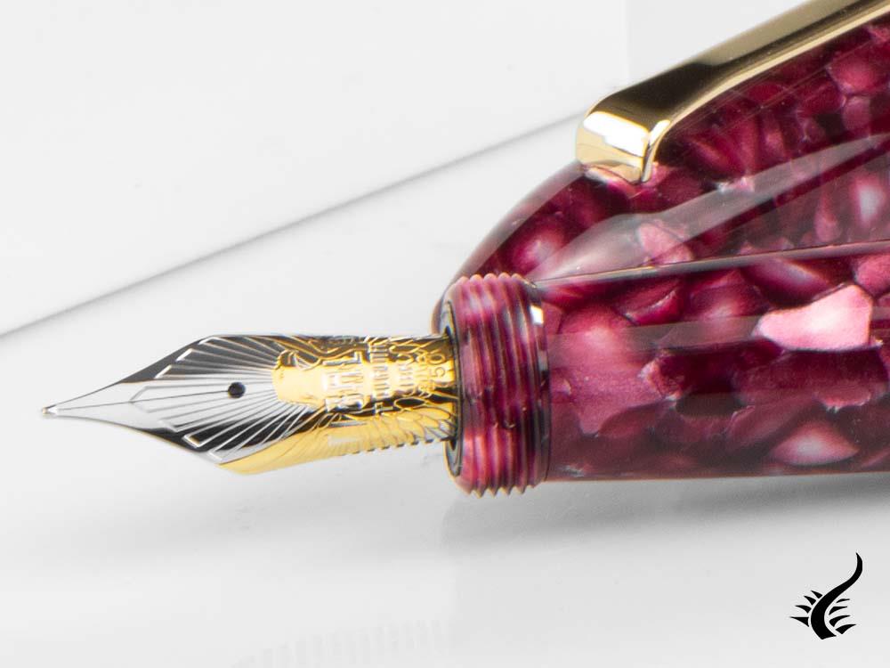 Tibaldi Bononia Vintage Pomegranate Fountain Pen, Limit Ed, BNV-R265-FP
