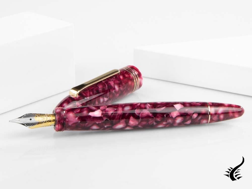 Tibaldi Bononia Vintage Pomegranate Fountain Pen, Limit Ed, BNV-R265-FP
