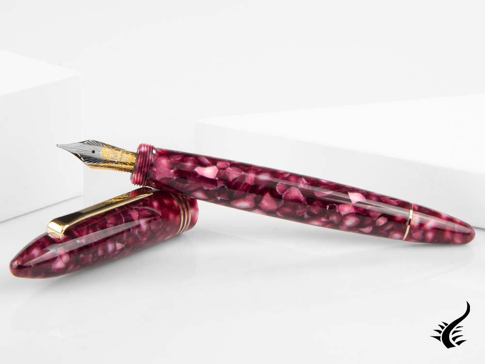 Tibaldi Bononia Vintage Pomegranate Fountain Pen, Limit Ed, BNV-R265-FP