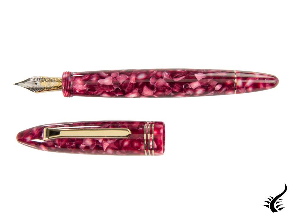 Tibaldi Bononia Vintage Pomegranate Fountain Pen, Limit Ed, BNV-R265-FP