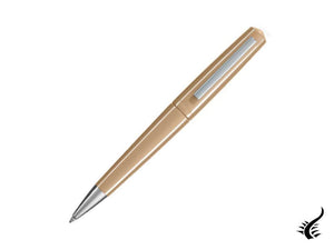 Stylo bille Tibaldi Infrangibile, Résine, Nude, Acier inoxydable, INFR-214-BP