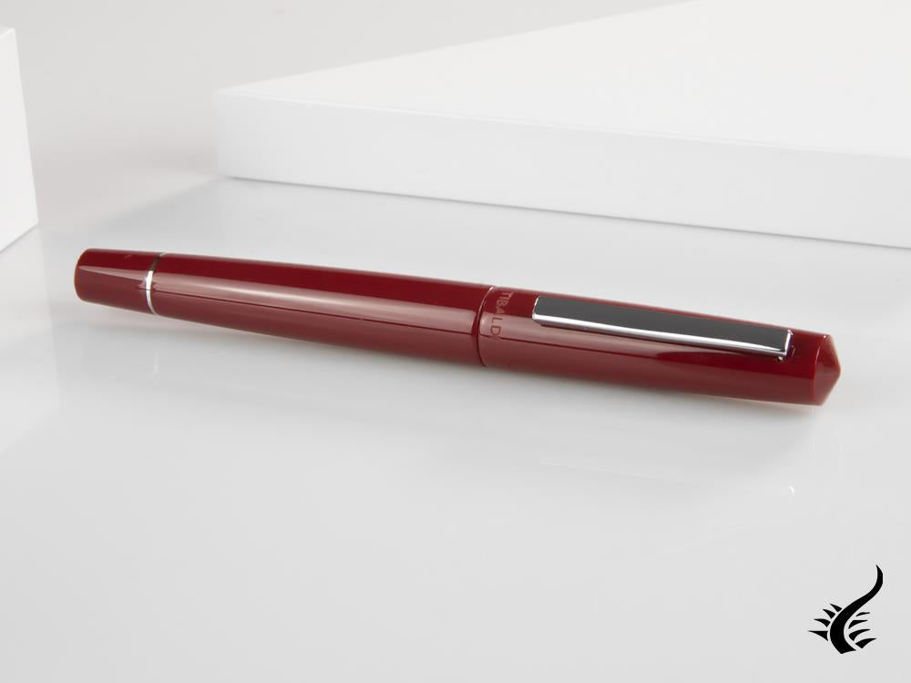 Tibaldi Infrangibile Fountain Pen, Deep Red, Steel, INFR-2640-FP