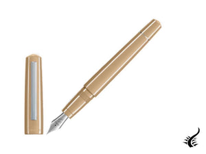 Tibaldi Infrangibile Fountain Pen, Nude, Stainless Steel, INFR-214-FP