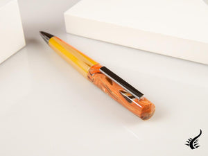 Stylo bille Tibaldi Infrangibile Ginger Beige, Résine, Orange, INFR-371-BP