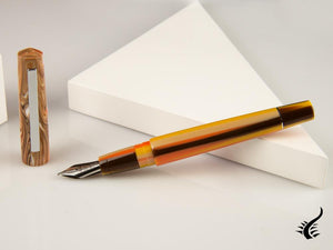 Tibaldi Infrangibile Ginger Beige Fountain Pen, Orange, INFR-371-FP