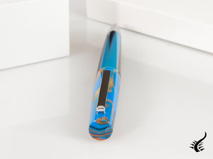 Tibaldi Infrangibile Peacock Blue Ballpoint pen, Resin, Blue, INFR-358-BP