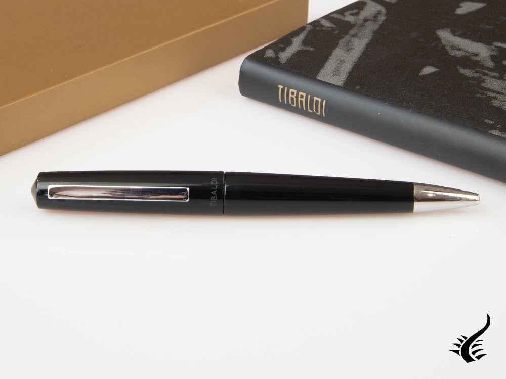 Tibaldi Infrangibile Rich Black Ballpoint pen, Resin, Black, INFR-237-BP