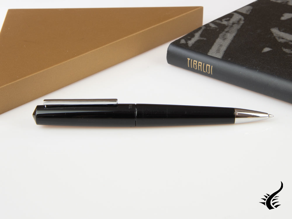 Tibaldi Infrangibile Rich Black Ballpoint pen, Resin, Black, INFR-237-BP