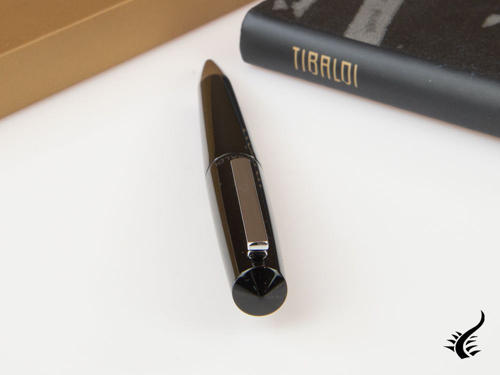 Tibaldi Infrangibile Rich Black Ballpoint pen, Resin, Black, INFR-237-BP