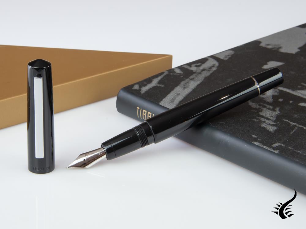 Tibaldi Infrangibile Rich Black Fountain Pen, Resin, INFR-237-FP