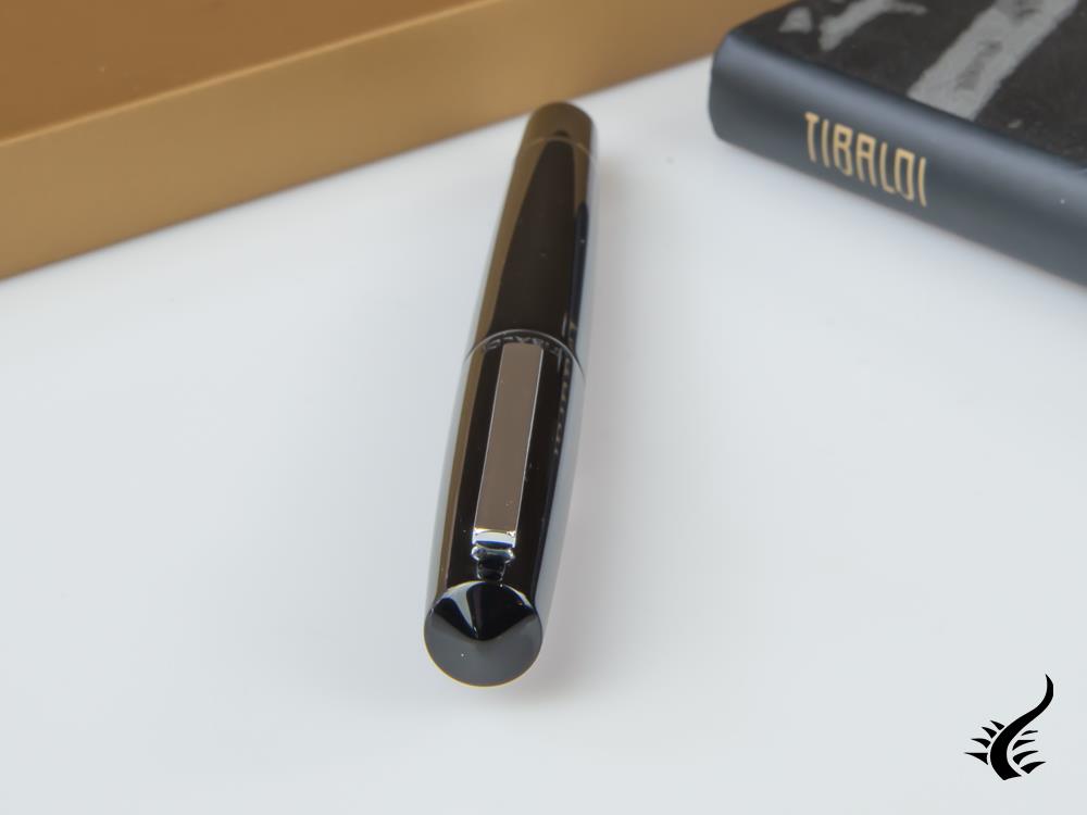 Tibaldi Infrangibile Rich Black Fountain Pen, Resin, INFR-237-FP