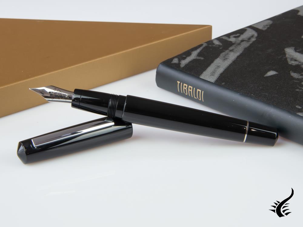 Tibaldi Infrangibile Rich Black Fountain Pen, Resin, INFR-237-FP