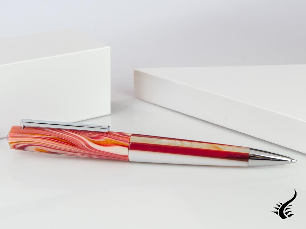 Tibaldi Infrangibile Russet Red Ballpoint pen, Resin, Pink, INFR-359-BP