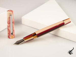 Tibaldi Infrangibile Russet Red Fountain Pen, Resin, Pink, INFR-359-FP