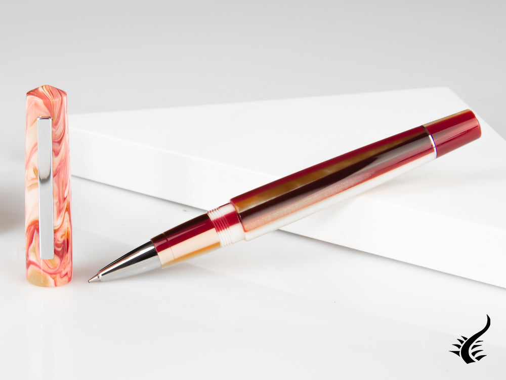 Tibaldi Infrangibile Russet Red Rollerball pen, Resin, Pink, INFR-359-RB