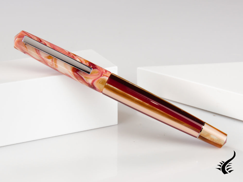 Tibaldi Infrangibile Russet Red Rollerball pen, Resin, Pink, INFR-359-RB