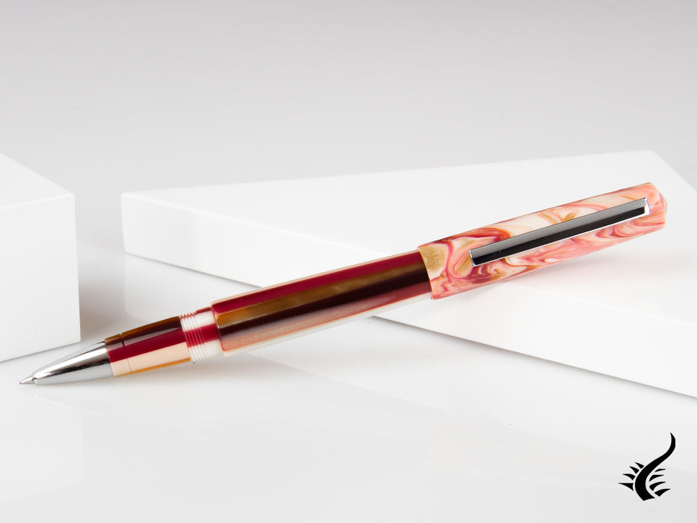 Tibaldi Infrangibile Russet Red Rollerball pen, Resin, Pink, INFR-359-RB