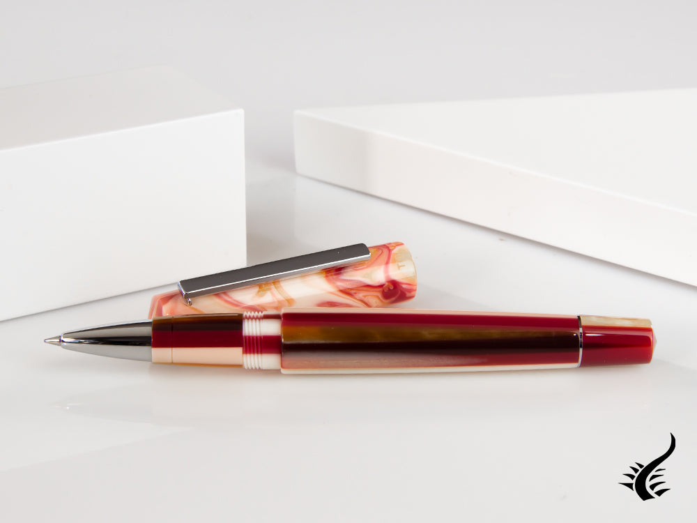 Tibaldi Infrangibile Russet Red Rollerball pen, Resin, Pink, INFR-359-RB