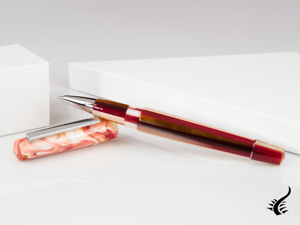 Tibaldi Infrangibile Russet Red Rollerball pen, Resin, Pink, INFR-359-RB