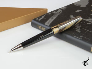 Tibaldi Infrangibile Taupe Grey Ballpoint pen, Resin, Black, INFR-324-BP