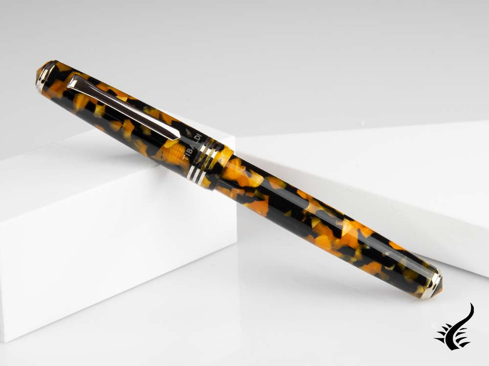 Tibaldi Nº60 Amber Yellow Rollerball pen, Resin, Palladium, N60-550-RB