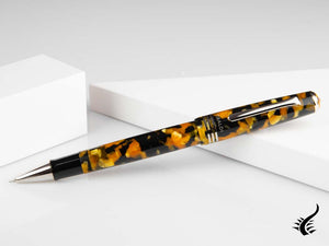 Tibaldi Nº60 Amber Yellow Rollerball pen, Resin, Palladium, N60-550-RB