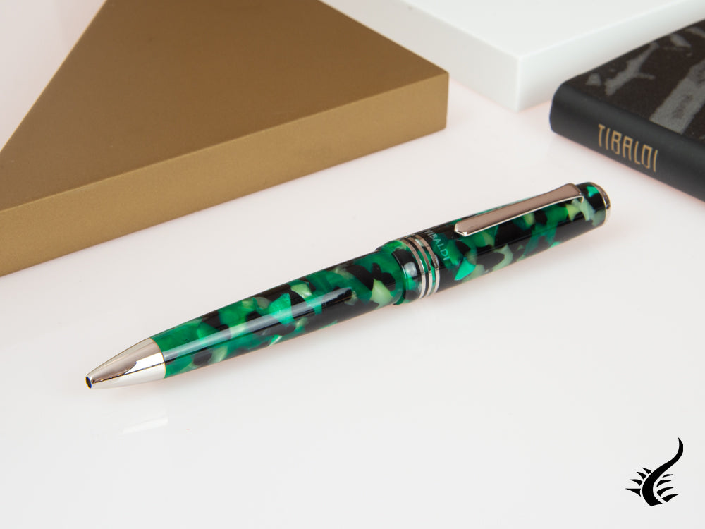 Tibaldi Nº60 Emerald Green Ballpoint pen, Green, Palladium trim, N60-489-BP