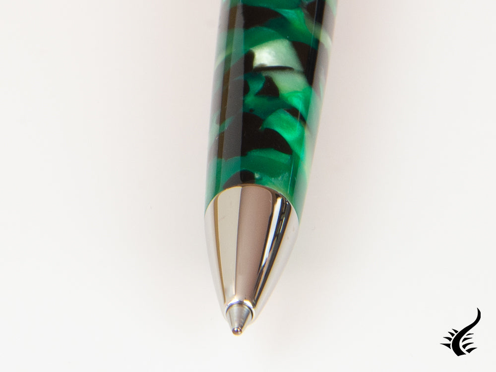 Stylo à bille Tibaldi Nº60 Emerald Green, Vert, attributs Palladium, N60-489-BP