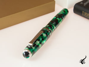 Tibaldi Nº60 Emerald Green Fountain Pen, Palladium trim, N60-489-FP