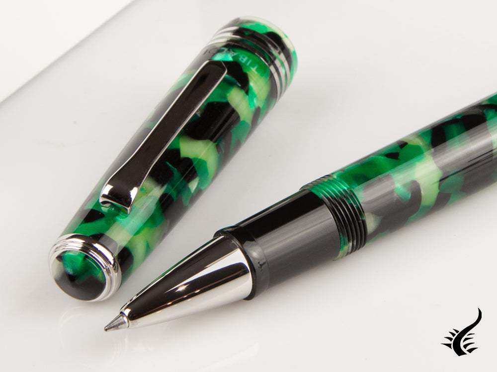 Tibaldi Nº60 Emerald Green Rollerball pen, Resin, Green, Palladium, N60-489-RB