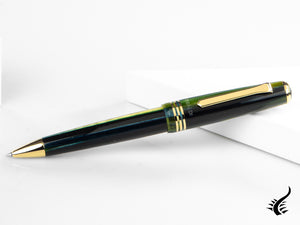 Stylo à bille Tibaldi Nº60 Retro Zest, Résine, Vert, attributs en or 18 carats, N60-99-BP