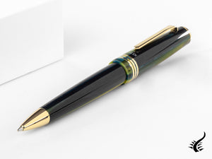 Tibaldi Nº60 Retro Zest Ballpoint pen, Resin, Green, 18k Gold trim, N60-99-BP