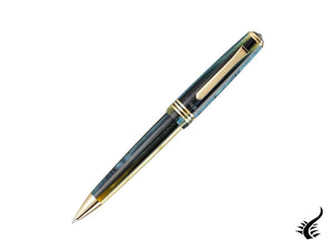 Tibaldi Nº60 Retro Zest Ballpoint pen, Resin, Green, 18k Gold trim, N60-99-BP