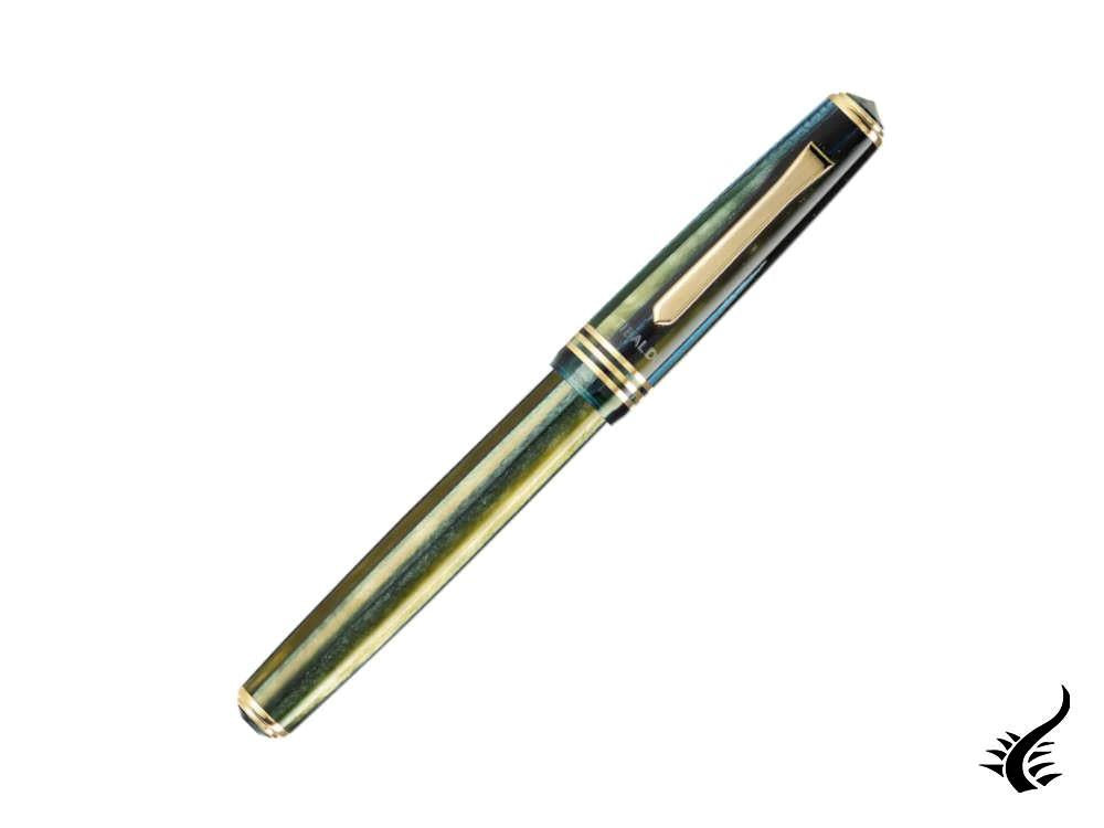 Tibaldi Nº60 Retro Zest Fountain Pen, Green, 18k Gold trim, N60-99-FP