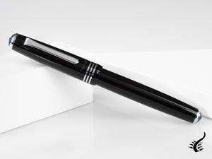 Tibaldi Nº60 Rich Black Rollerball pen, Resin, Black, Palladium, N60-237-RB