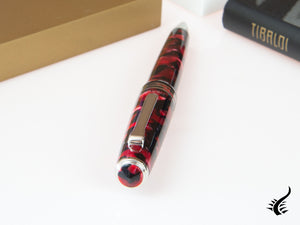 Tibaldi Nº60 Ruby Red Ballpoint pen, Resin, Red, Palladium trim, N60-227-BP